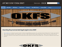 Tablet Screenshot of ontariokayakfishingseries.com